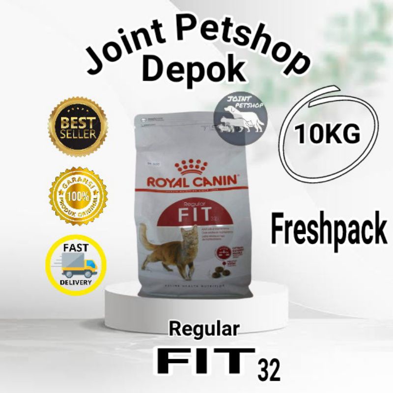 Grab/Go-Jek Royal Canin Regular Fit 32 10kg / Royal Canin Fit