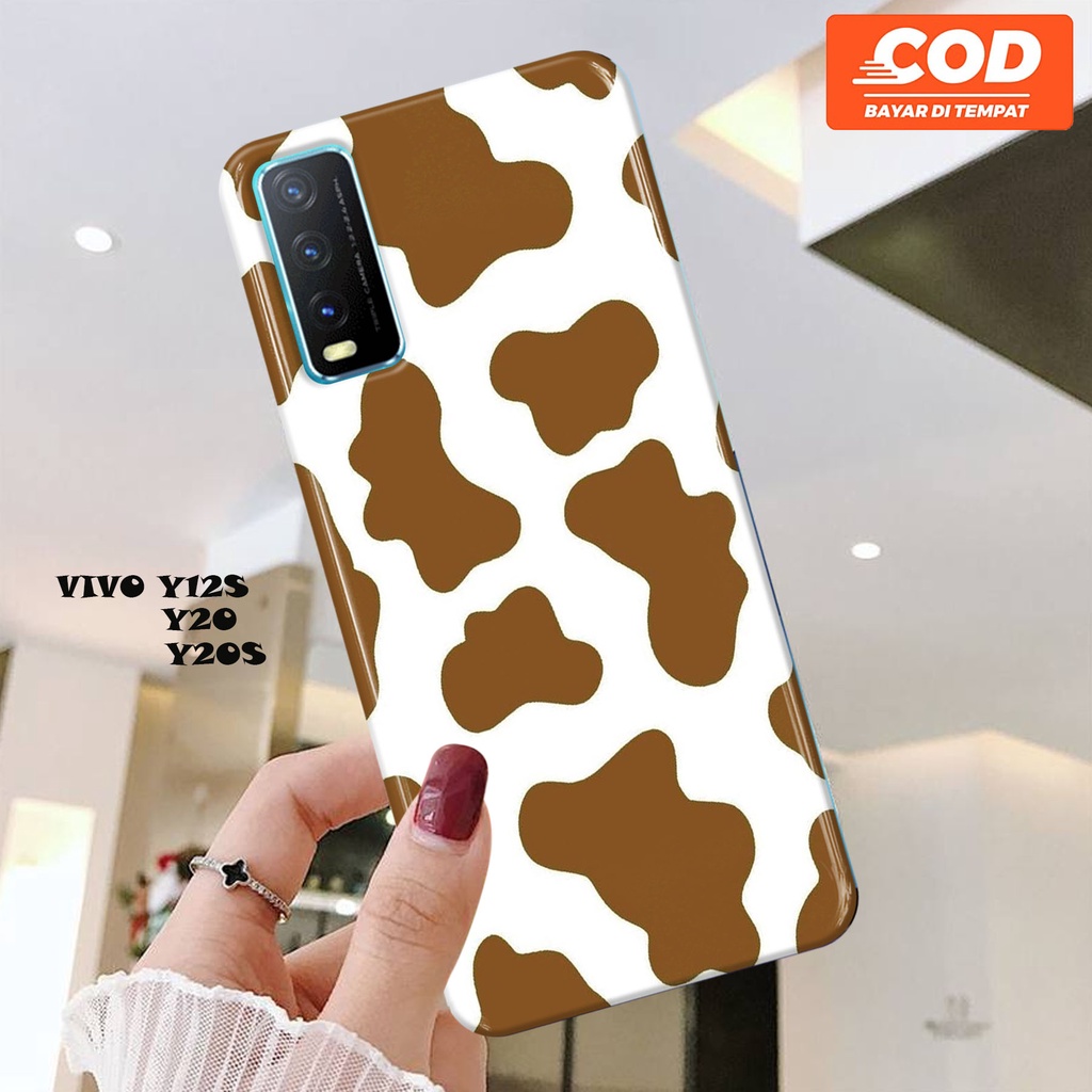 Case VIVO Y12S/Y20/Y20S Fashion Casing KULIT SAPI Hardcase 3D Fullprint Kesing VIVO Y12S/Y20/Y20S - 