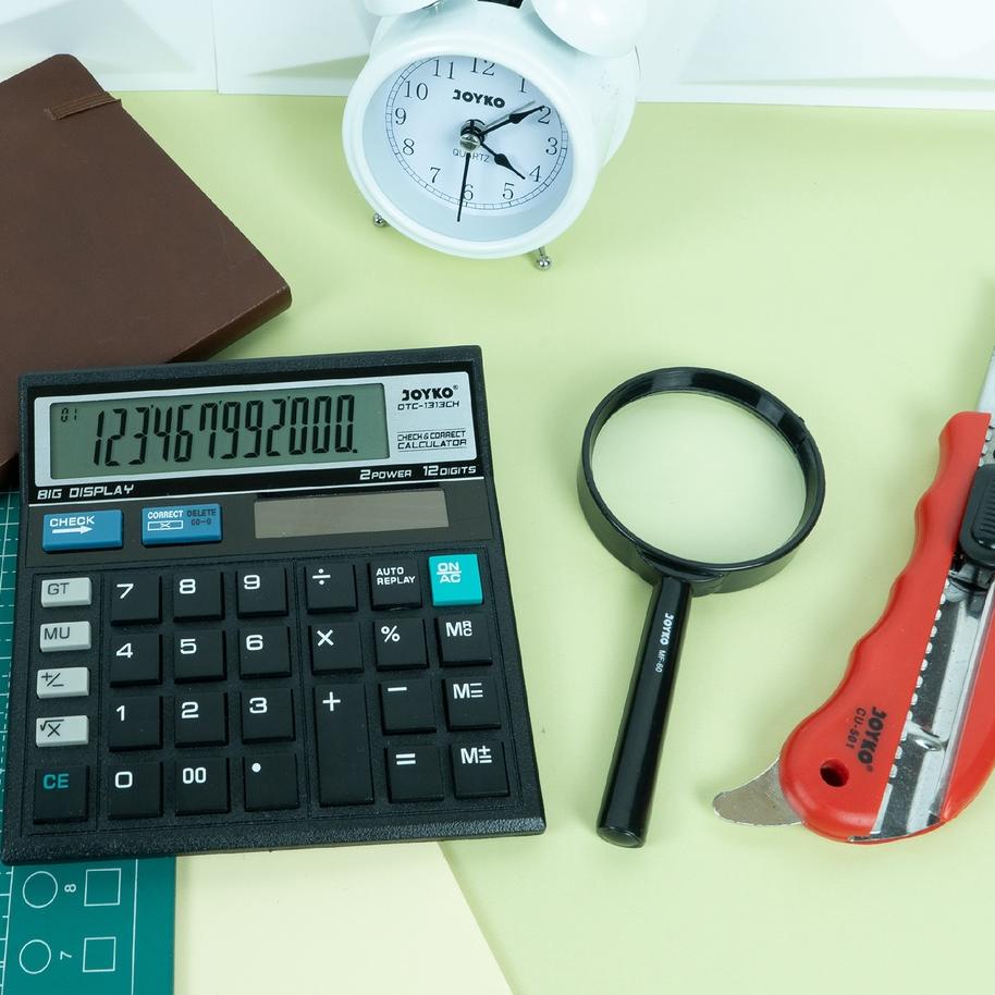 

Miliki Calculator Kalkulator Joyko DTC-1313CH 12 Digits Check Correct
