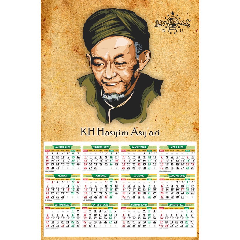 

KALENDER POSTER TOKOH NU