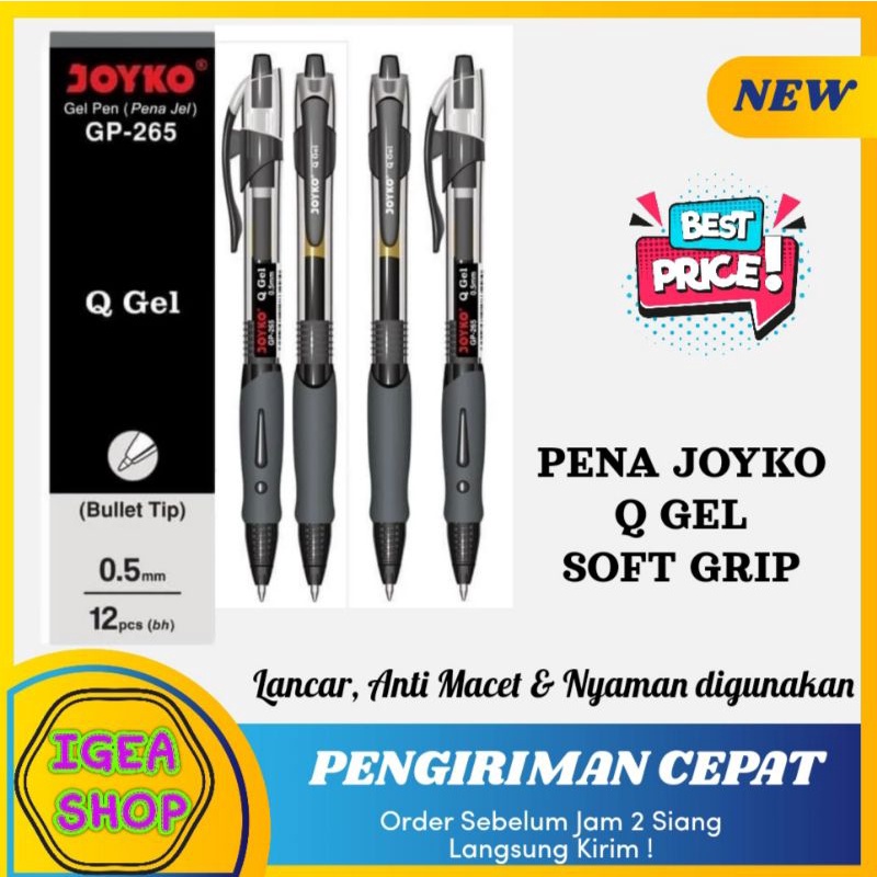 

Pen Gel Joyko Q Gel / Pena Gel Soft Grip