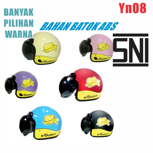 MURAH!!! HELM BOGO RETRO DEWASA YN05 CHIMMY TATA KOYA RJ CHOOKY