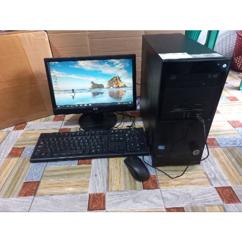 CPU PC plus LCD 16 inci Core i3 Gen3 Ram 4GB HDD500GB DVDRW