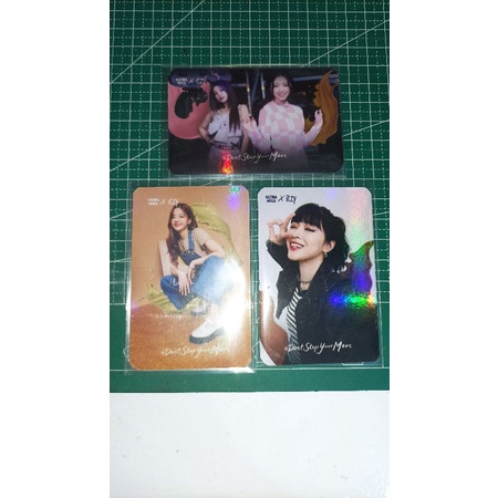 Photocard itzy x ultramilk yuna yeji grup lia consept