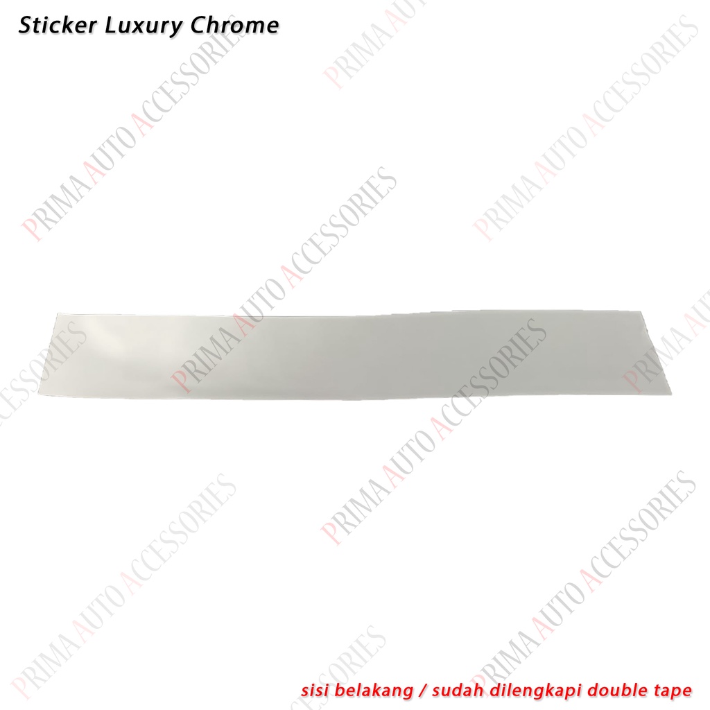 Sticker Mobil Stiker LUXURY Chrome 13,6cm