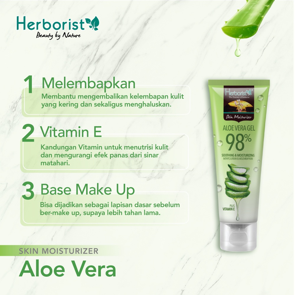 Herborist Aloe Vera Gel Tube 100gr