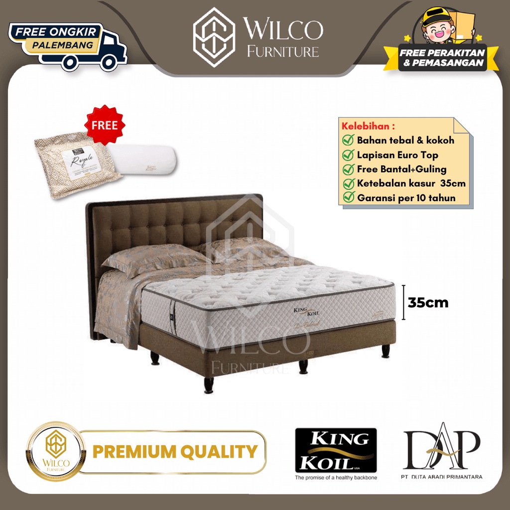 Kasur Springbed Matras King Koil Signature Colection Chiro Endorsed - 100 x 200