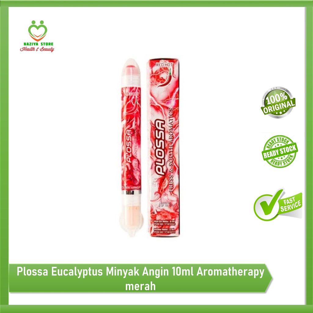 Jual Plossa Eucalyptus Minyak Angin 10ml Aromatherapy Merah Plosa Kayu Putih Inhealer Dan Kerok