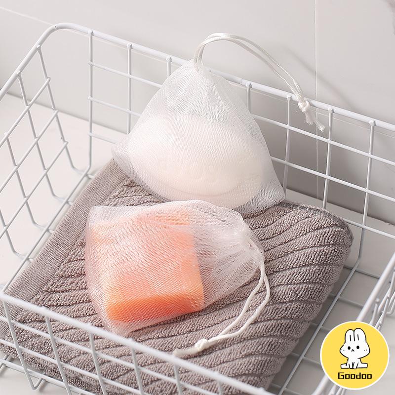 Foaming Mesh Pembersih Wajah Cleansing Mesh Handmade Soap Mesh Bag -Doo