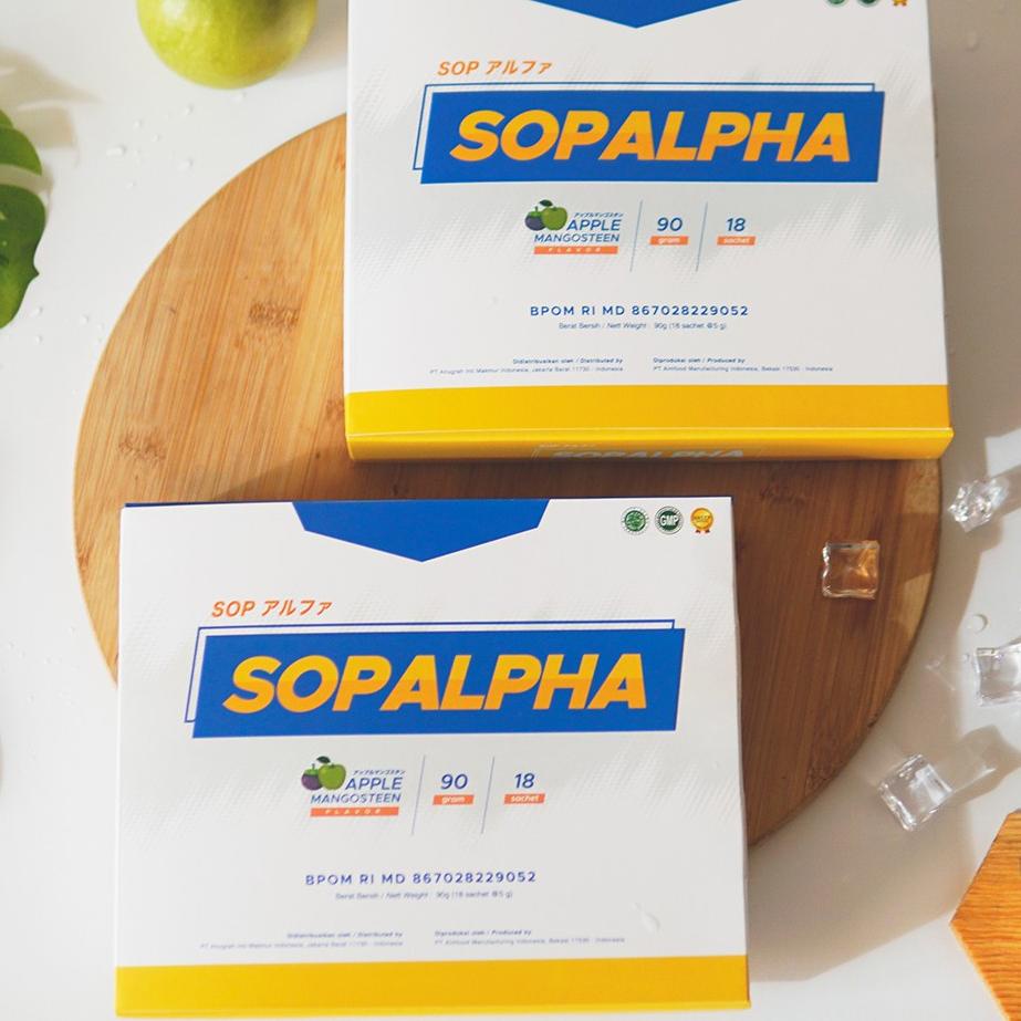 

CODEp6P0b--SOPALPHA 1 BOX ISI 18 SACHET BPOM HALAL