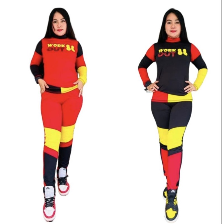 setelan work out/setelan olahraga wanita/setelan olahraga terlaris 2022/setelan gowes