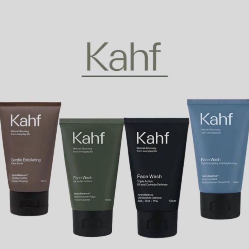 KAHF Skincare Pria (FaceWash|Deodoran|Parfum|Sunscreen|BodyWash|Serum|Toner