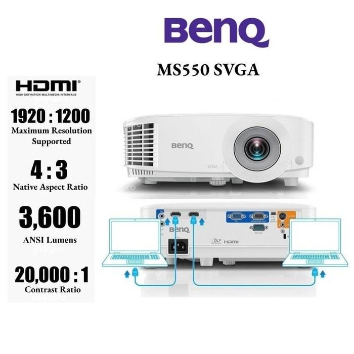 Projector Benq MS550 DLP projector SVGA