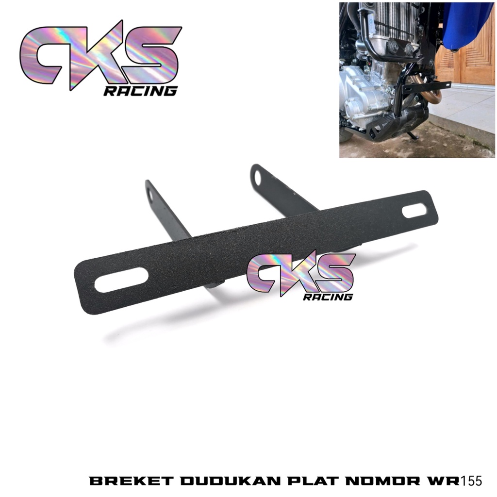 BREKET PLAT NOMOR YAMAHA WR155/DUDUKAN PLAT NOMOR YAMAHA WR155/BREKET PLAT NOMOR WR 155