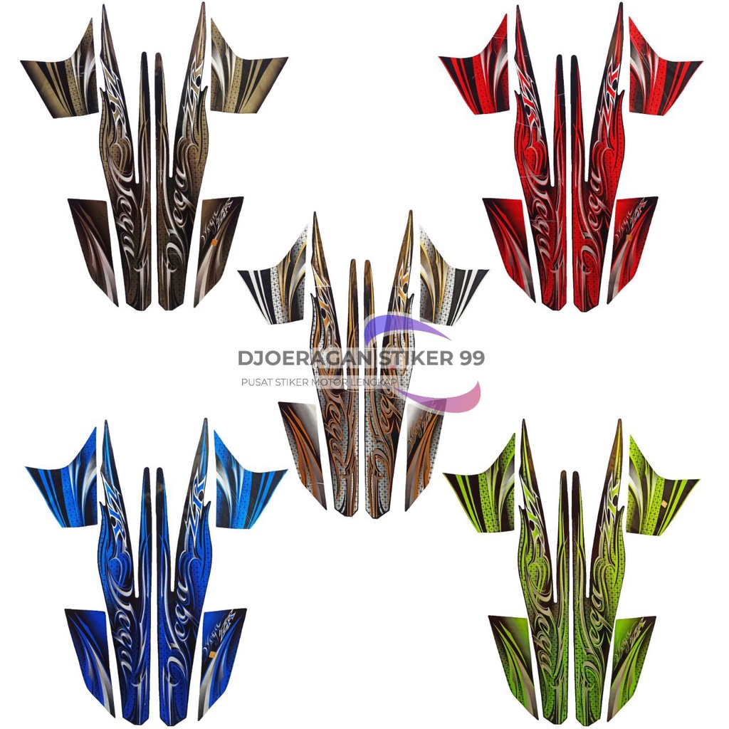 STIKER STRIPING VEGA ZR 2011 / POLET STIKER STANDAR YAMAHA VEGA ZR 2011 / LIS STIKER VEGA ZR 2011