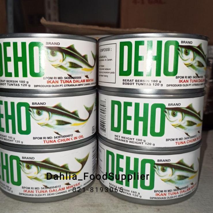 

Bestseller--DEHO CHUNK TUNA IN OIL 180gr- deho tuna - tuna deho - deho umpan pancing murah | tuna ikan kaleng IKAN TUNA DALAM MINYAK 180gr | DEHO UMPAN PANCING 180gr - tuna kaleng ikan