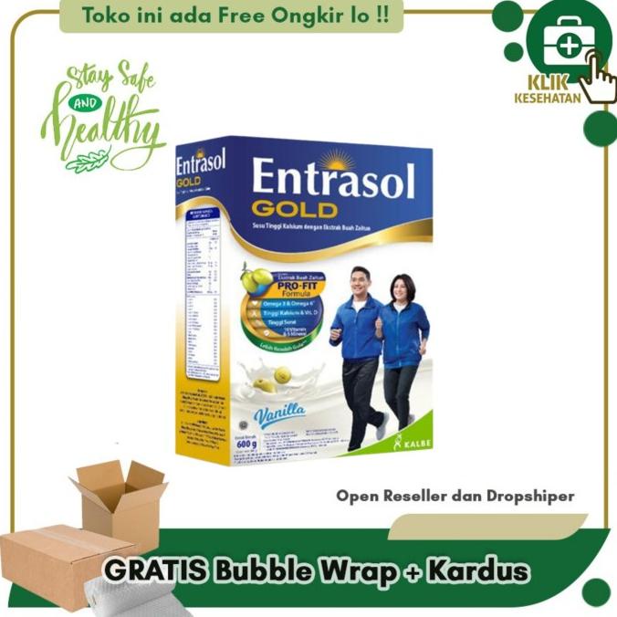 

[ COD ] Susu Entrasol Gold PRO-FIT Formula Vanila 600 gr
