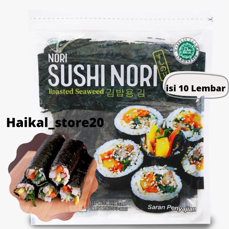 

Ay00! Java Food Nsushi nrumput laut 10 Lembar Hahal MUI