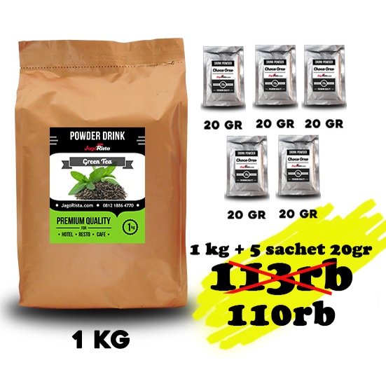 

BUBUK MINUMAN PAKET 110rb ( 1 kg dan 5 sachet ) Jagorista