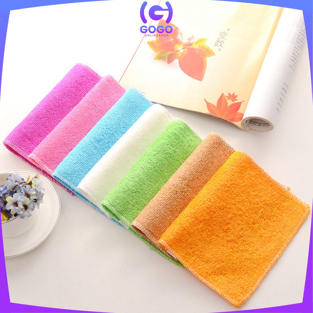 GOGO-C100 Kain Lap Microfiber Kain Handuk Towel / Kain Serbaguna / Serbet Dapur / Kain Lap Piring / Kain Lap Dapur