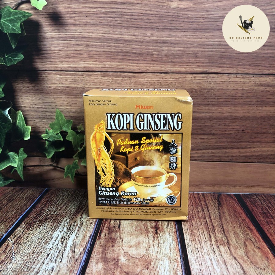 Jual Kopi Ginseng - Dengan Ginseng Korea (1 Box Isi 6 Sachet) | Shopee ...