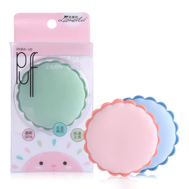 MAKEUP SPONGE SOFT Makeup Bebas Latex Foundation Blender Macaron