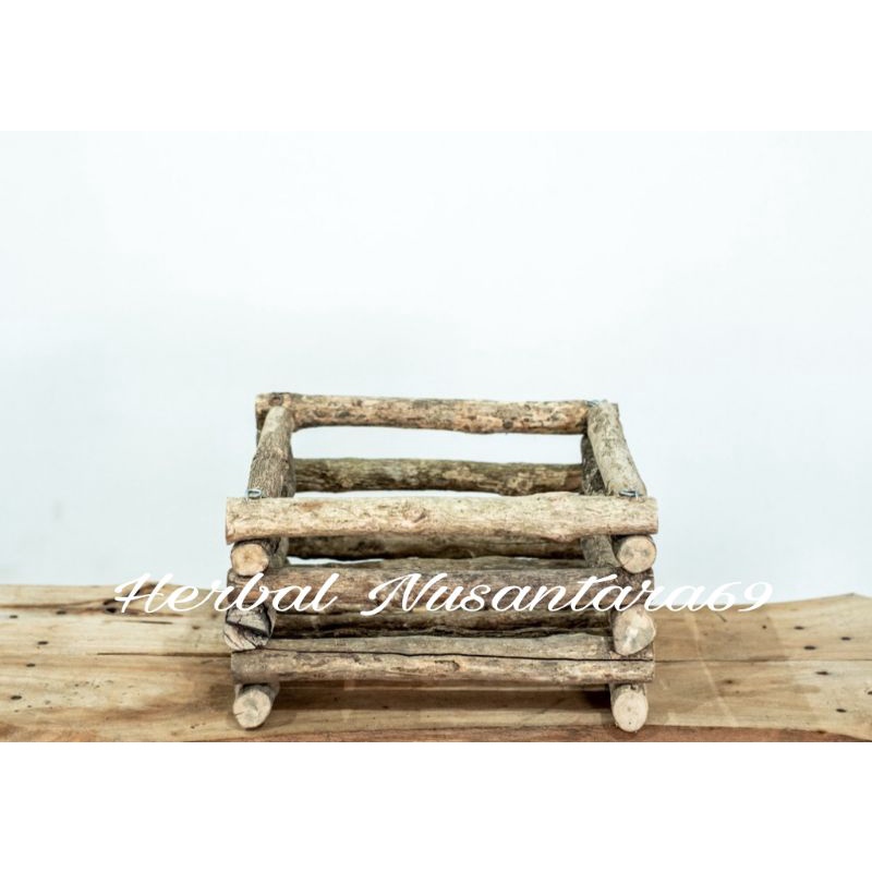 Pot Anggrek Dari Kayu Kopi