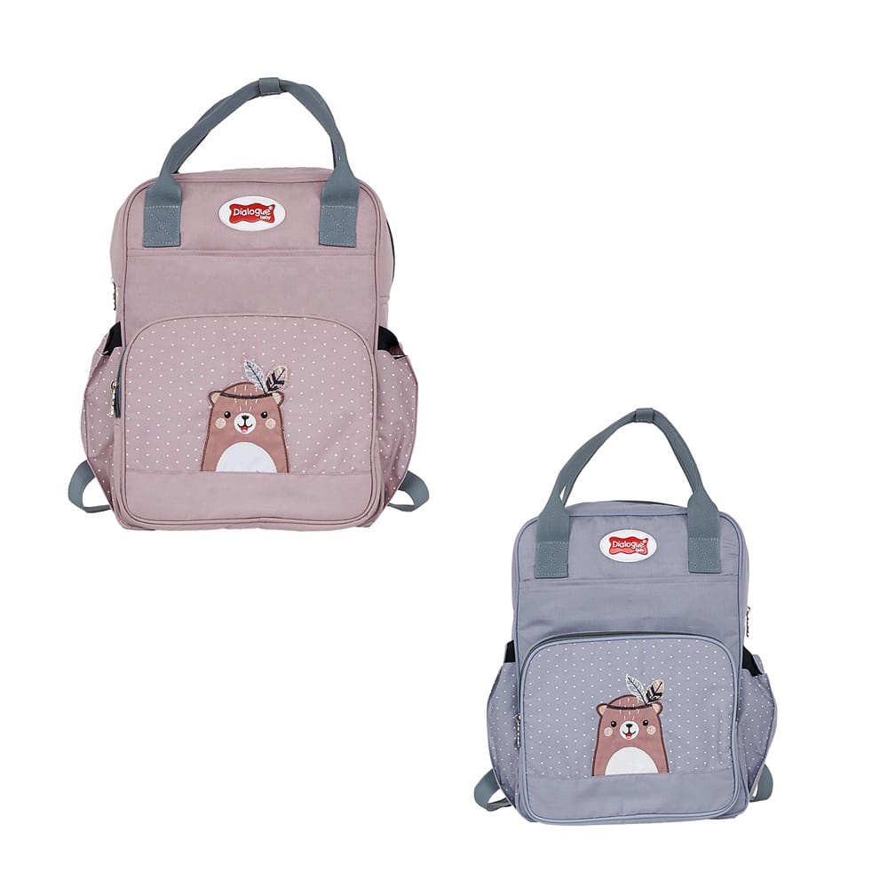 Dialogue Baby Tas Ransel Bearie Series - DGT7316/ Diaper Bag/ Tas Perlengkapan Bayi