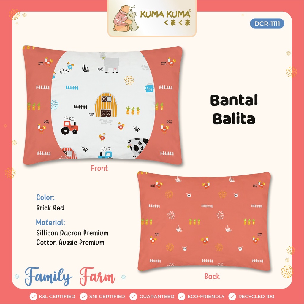 Kuma Kuma Bantal Balita NEW MOTIF RILLAKKUMA / BANTAL BALITA