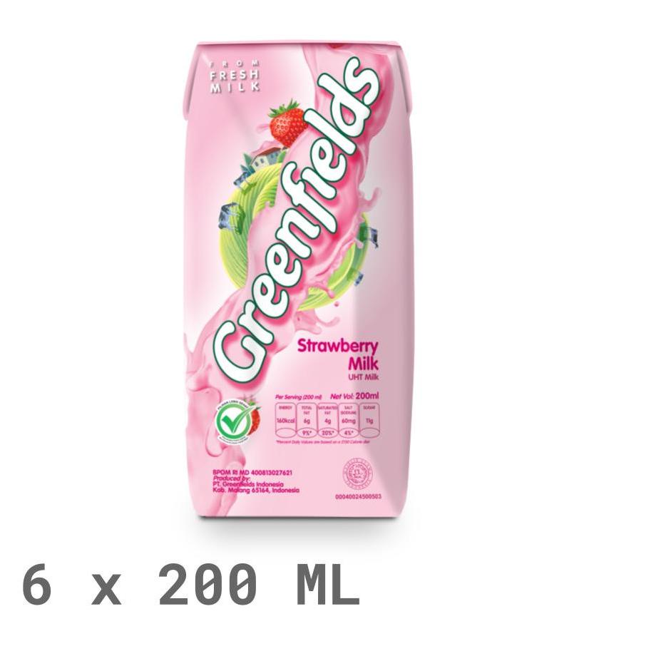 

Deal Now--Greenfields Susu UHT Strawberry 6 x 200 mL