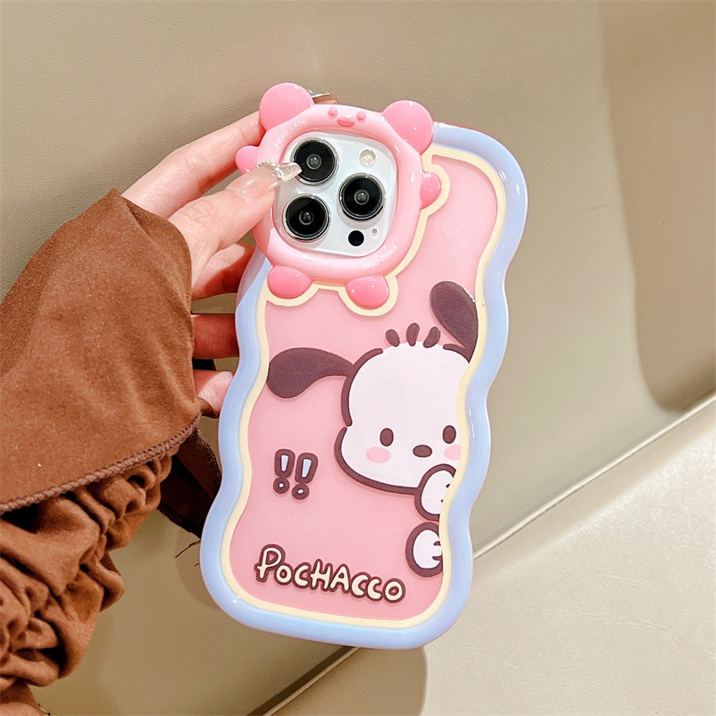 Soft Case Pelindung Anti Gores Motif Beruang Untuk iPhone 14 13 12 11 Pro Max X Xr Xs Max 7 8 6 6s Plus