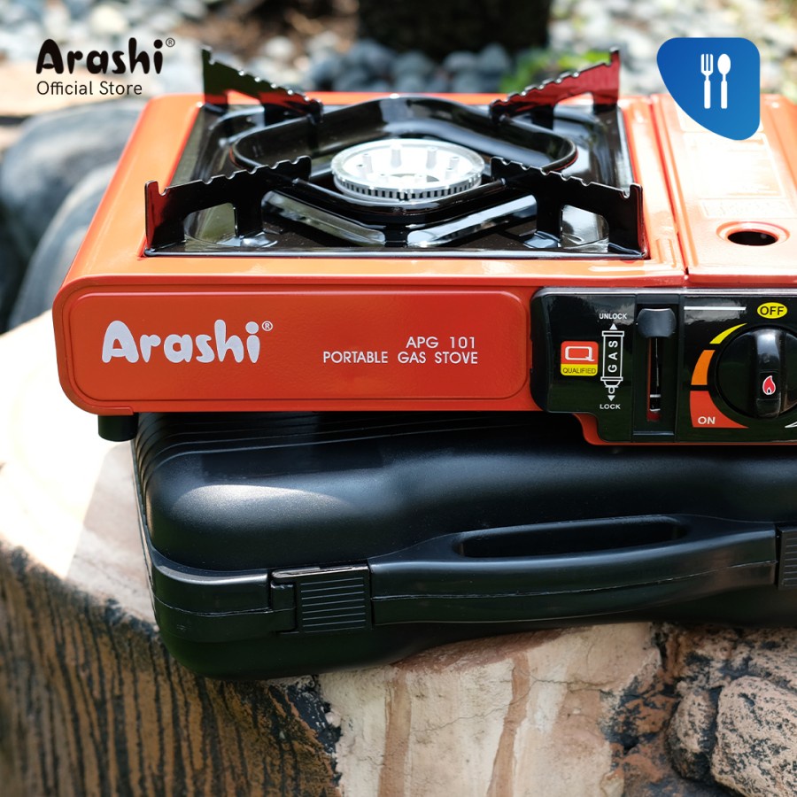 KOMPOR PORTABLE ARASHI APG-101 Kompor Camping APG101 Gas Butane