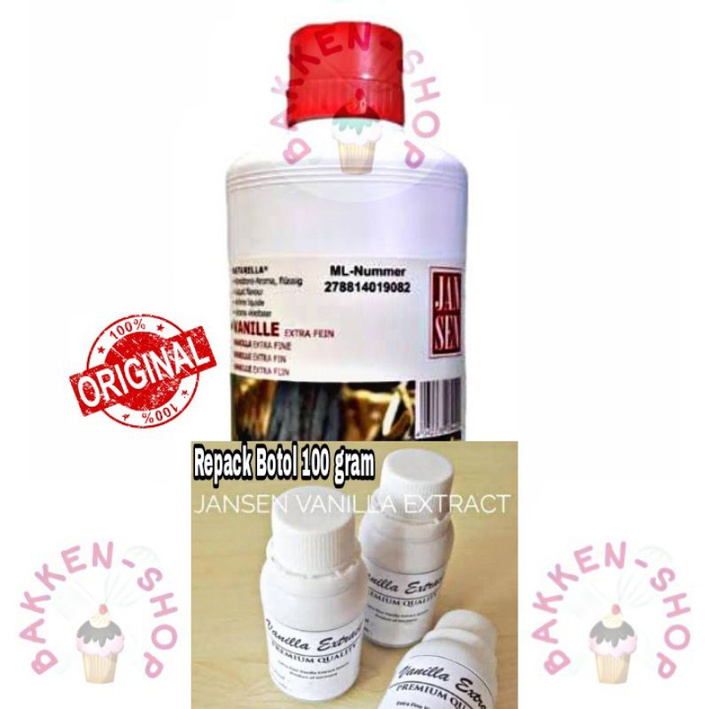 

Vanilla Extract/Essence Vanilla Jansen 100gr