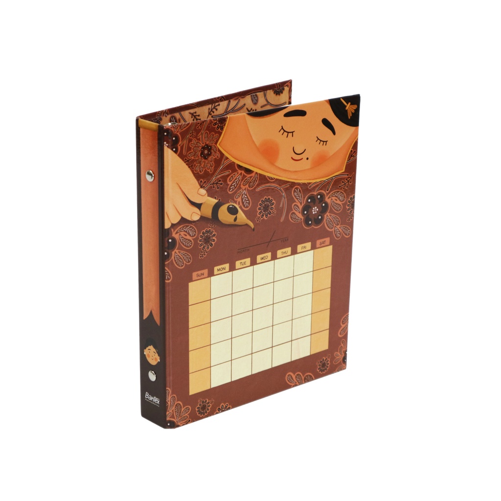 

R2GO - Bantex Multiring Binder A5/B5 Fancy - Batik