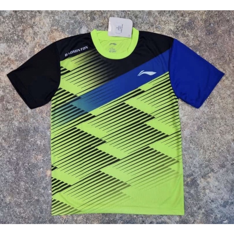 Jersey badminton bulu tangkis printing stabilo terbaru