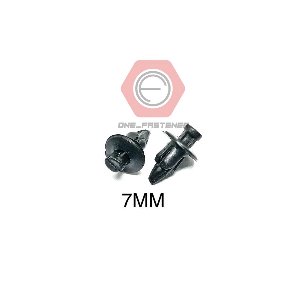 Kancing klip Nmax New rivet body Beat plastik Hitam Mobil Avanza xenia
