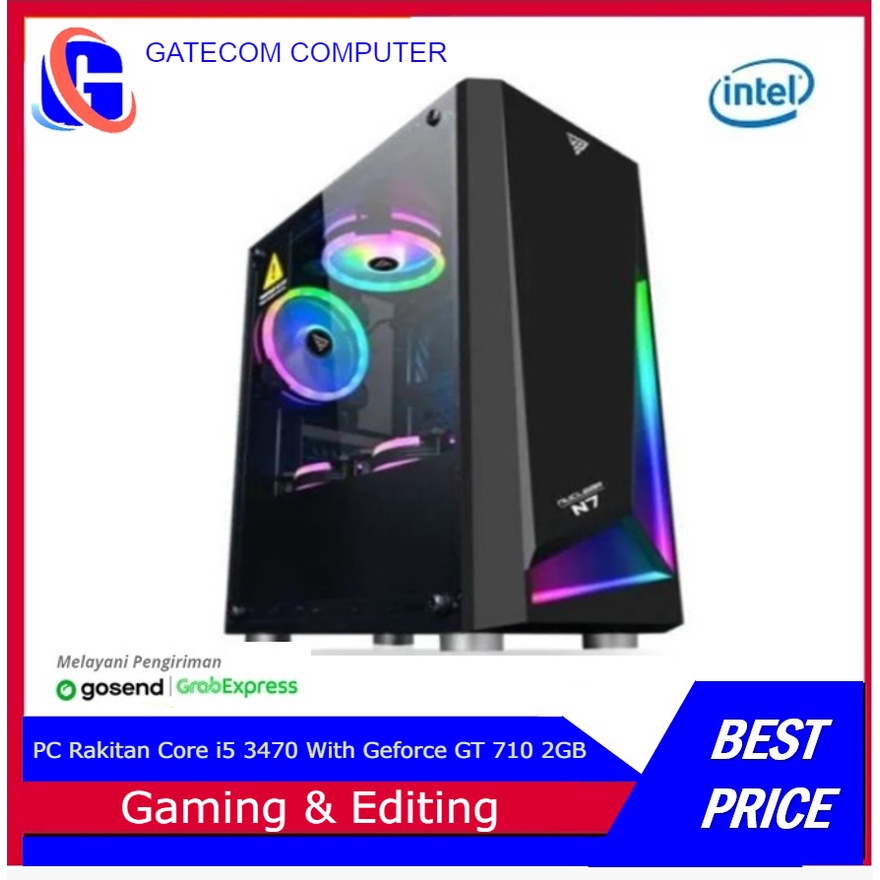 Paket Murah PC Rakitan Core i5 3470  With Geforce GT 710 2GB HDD 500GB