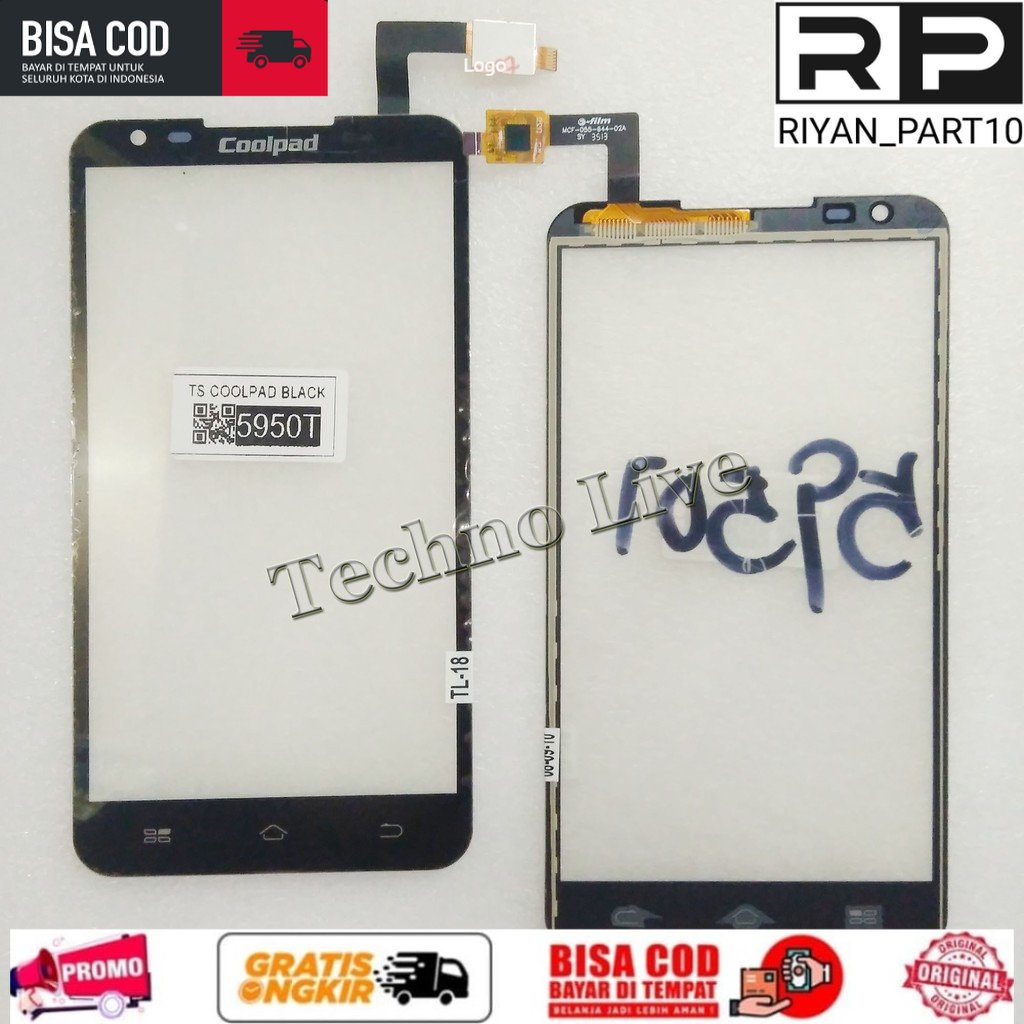 TOUCHSCREEN COOLPAD 5950T Touch Screen Layar Sentuh Ts Tc