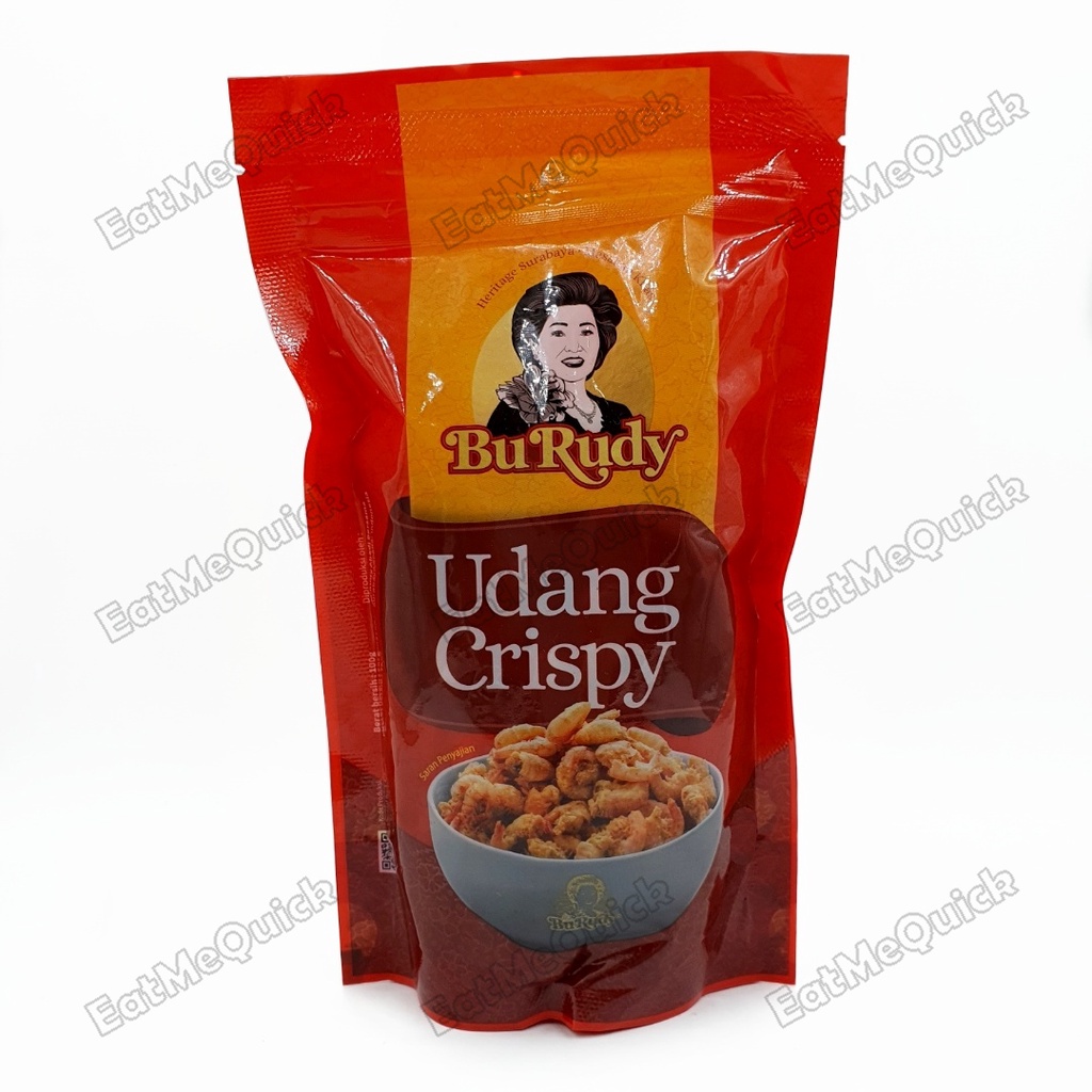 

Bu Rudy Udang Goreng Kering Crispy Kemasan Pouch