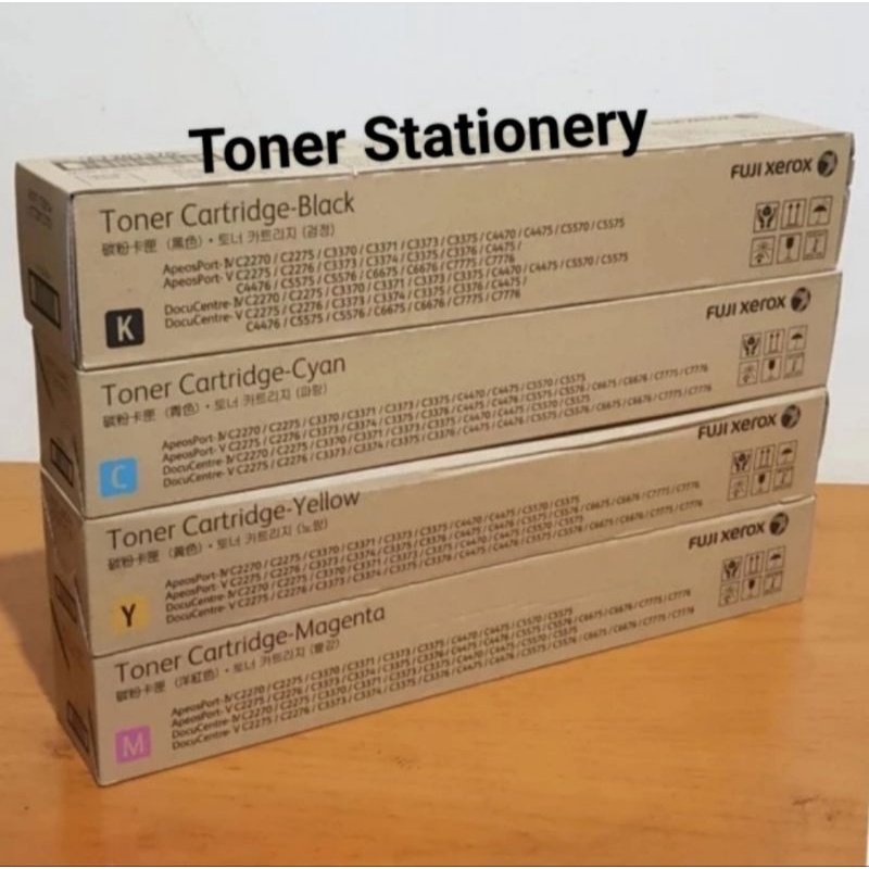 TONER FUJI XEROX C2270/C3373/C3375/C3370/C3371/C3376/C5575/C4475/C6675 BLACK & COLOR