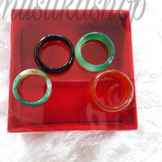 Special Cincin Giok Manau Kalimantan Asli Aksesoris Pria/Wanita 