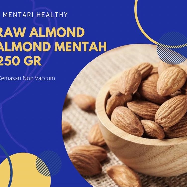 

Big Sale--Raw Almond 250gr / Kacang Almond Mentah 250gr