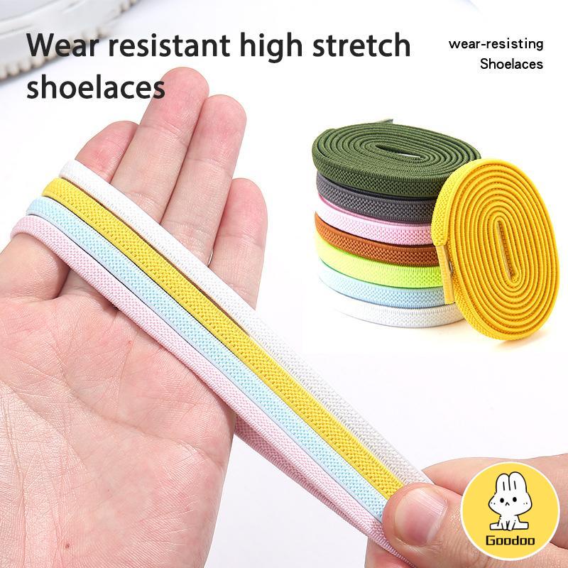 1 Set Tali Sepatu Magnet Simple Shoelace Magnetic Lazy Tali Sepatu Elastis Bulat Karet Praktis -Doo