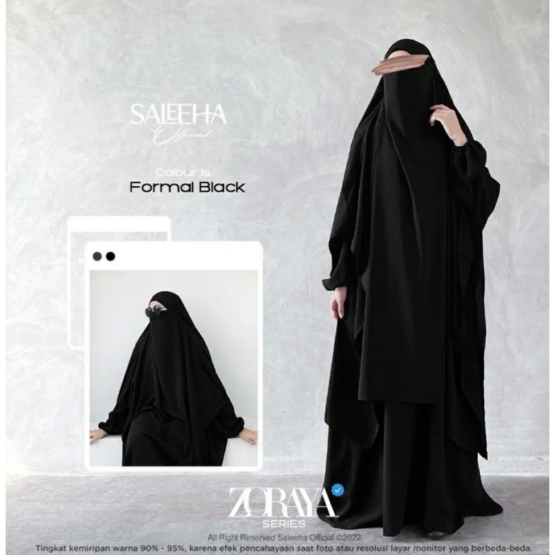 Saleeha Zoraya Series Abaya French Khimar