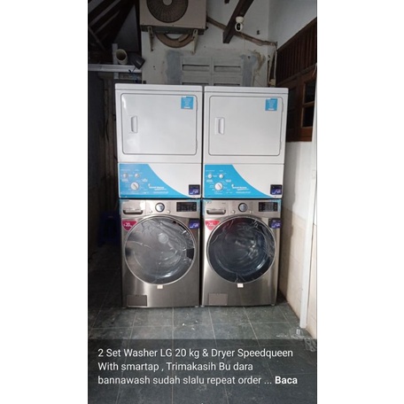 Washer LG 20 kg + Maytag MDG 20