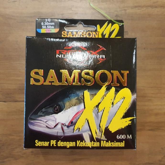 Senar PE Samson X12-600m Pe.3 Relix Nusantara