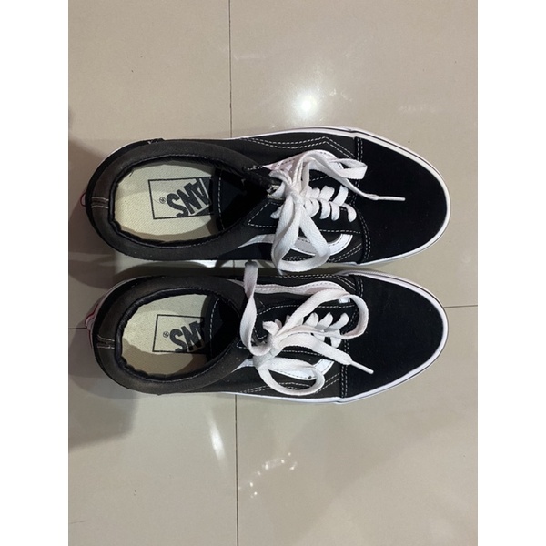Sepatu Vans Ori Hitam Putih Size 37