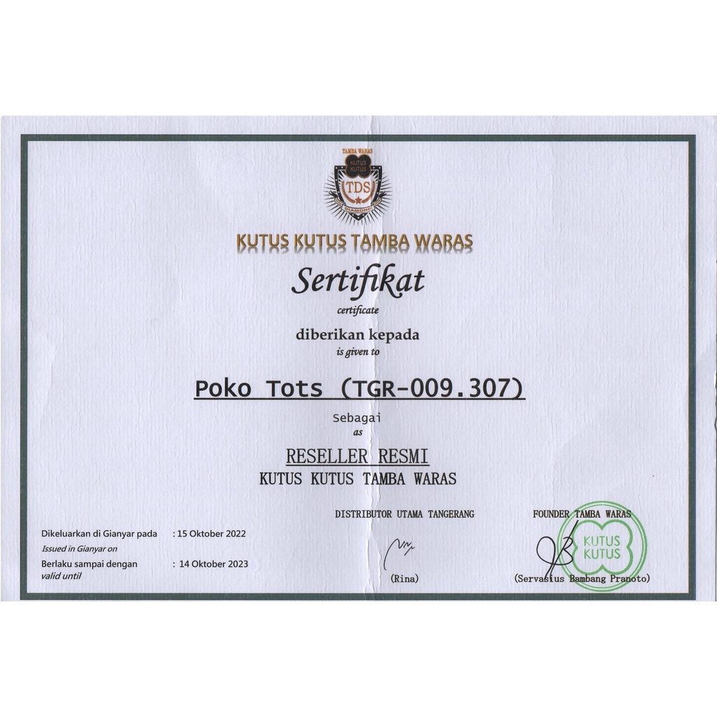 Minyak Kutus Kutus Tamba Waras Reseller Resmi Kemasan Baru Organic Herbal Healing Oil Serbaguna MKK WHS