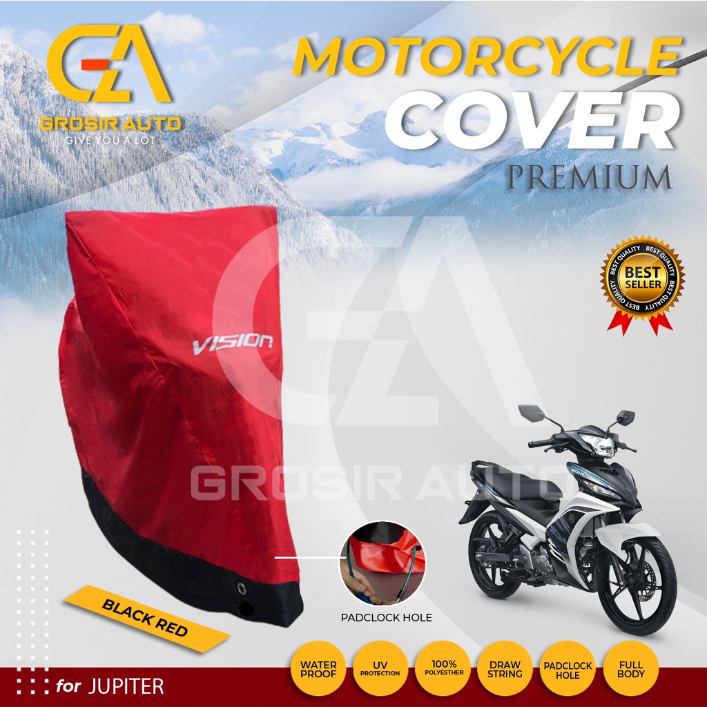 SARUNG PENUTUP BODY COVER / SELIMUT MOTOR JUPITER VISION PREMIUM WATERPROOF