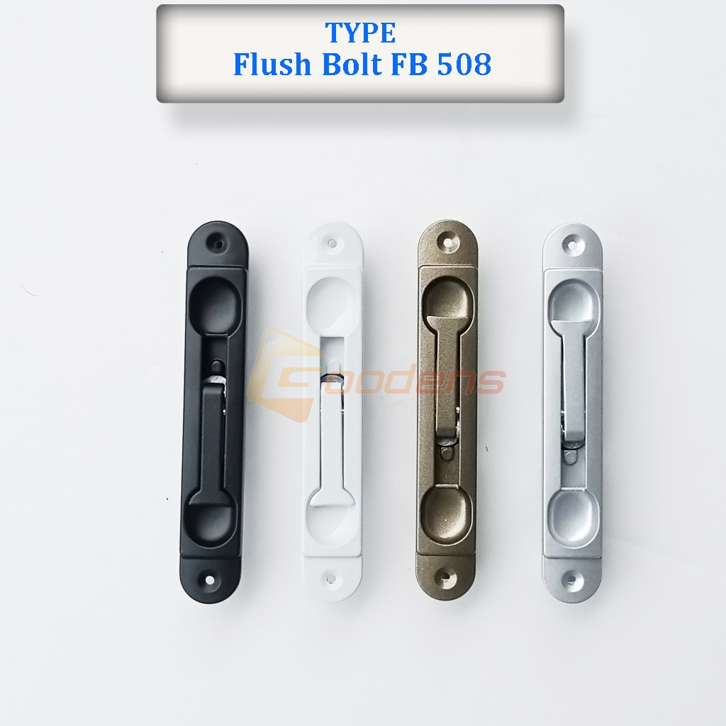 Dekson FB508 Flush Bolt Grendel Tanam Slot Pintu